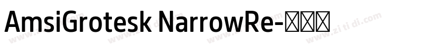 AmsiGrotesk NarrowRe字体转换
